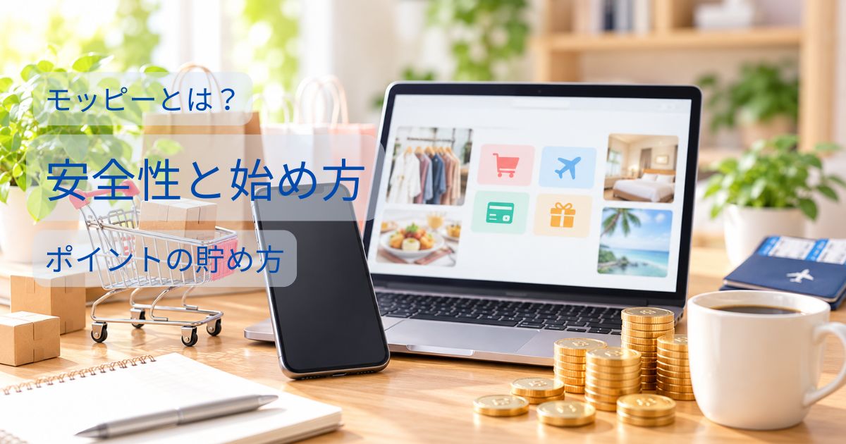 モッピーとは？安全性・始め方・ポイントの貯め方を解説